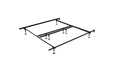 Premium 361SGL Metal Bed Frame, Modern Mattress, Metal Frames - ModernMattress